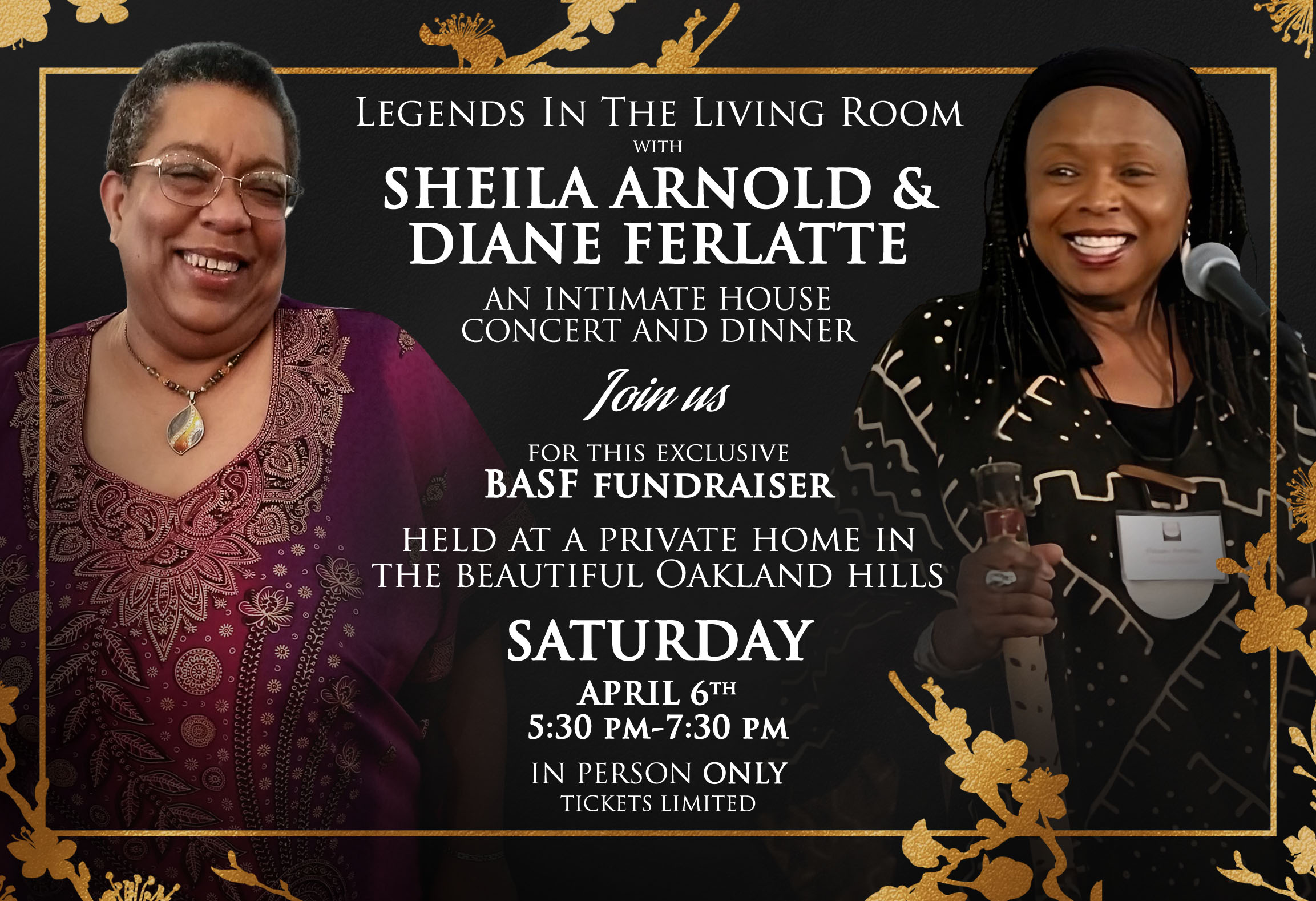 Legends in the Living Room with Sheila Arnold & Diane Ferlatte